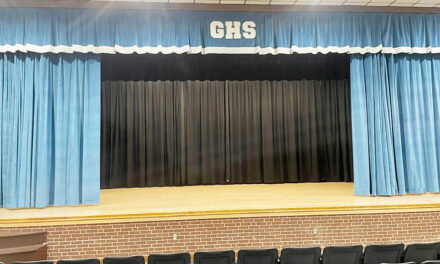 Gibbs High Foundation, Gibbs Ruritan Club donate $6K for auditorium curtains